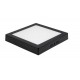 Downlight panel Cuadrado LED Superficie Negro 20W